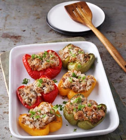 Töltött kaliforniai paprikák Triple Zero rizzsel