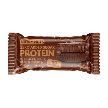NUTRY NUTS Protein Hazelnut Butter Cups - Double Choc 42g