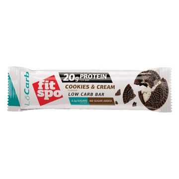 FitSpo Low Carb Protein bar 60 g Cookies &amp; Cream