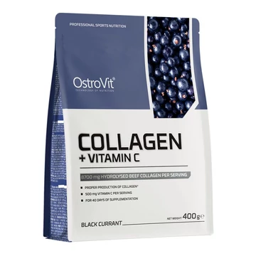 OstroVit Collagen + Vitamin C 400 g Blackcurrant