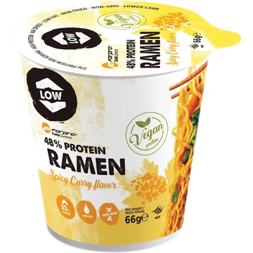 FORPRO 52% Protein RAMEN Spicy Curry 66 G