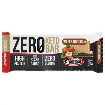 PRONUTRITION ZERO PROTEIN BAR KETO MOGYORÓS OSTYA 50g