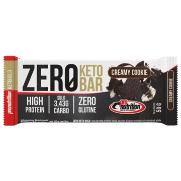 PRONUTRITION ZERO PROTEIN BAR KETO TEJKRÉMES KEKSZ ÍZŰ 50g