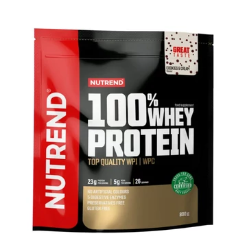 NUTREND 100% Whey Protein 800g Cookies &amp; Cream