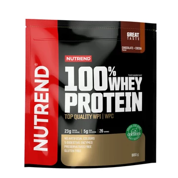 NUTREND 100% Whey Protein 800g Chocolate+Cocoa