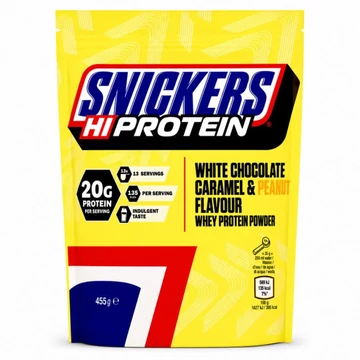 SNICKERS Protein Powder - White Chocolate Caramel &amp; Peanut 455g