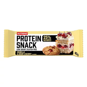 Nutrend 25% Protein Snack 40 g Vanilla &amp; Sour Cherry