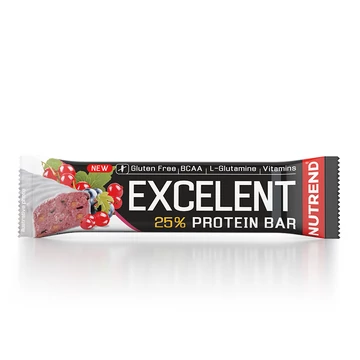 NUTREND Excelent p. bar 85g Blackcurrant+Cranberry