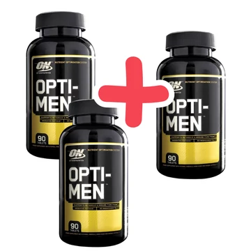 Optimum Nutrition Opti-Men 90 Tabs 2+1 akció