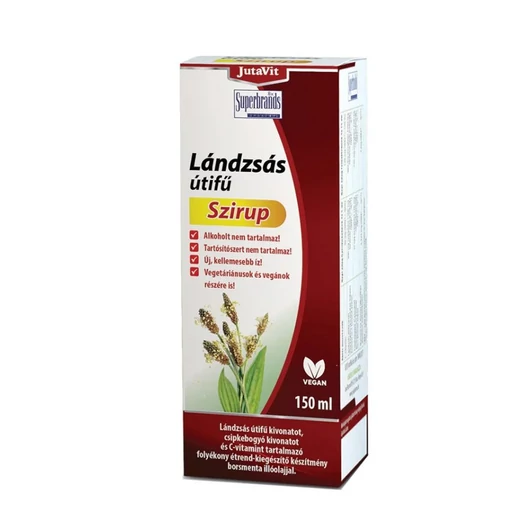 JutaVit Lándzsás útifu szirup 150ml