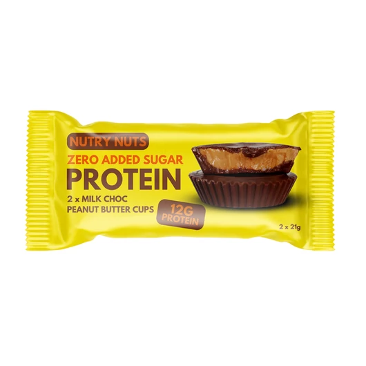 NUTRY NUTS Protein Peanut Butter Cups - Milk Choc 42g