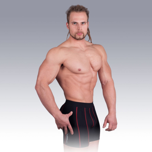 MADMAX Compression Shorts Red - M