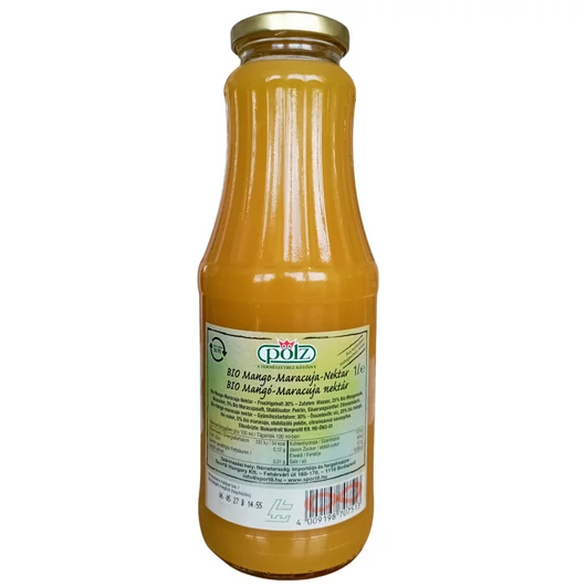 Pölz BIO Mangó-Maracuja nektár 30% 1L - DRS