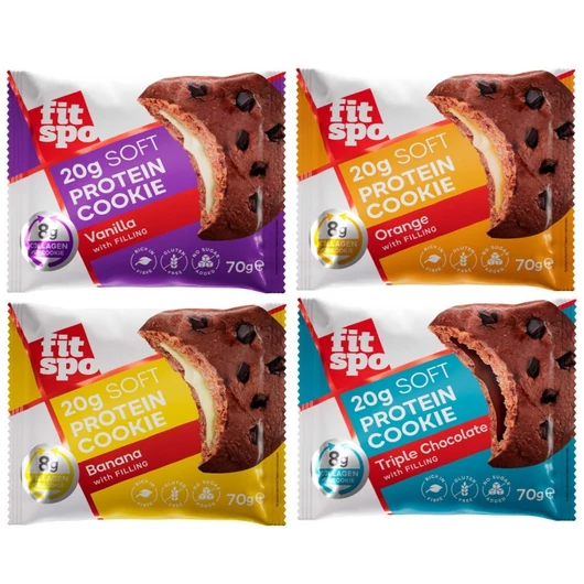 FitSpo Protein Cookie 70g Orange