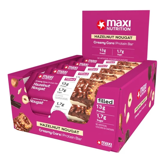 MAXI NUTRITION Creamy Core Protein bar - Hazelnut Nugat 45g