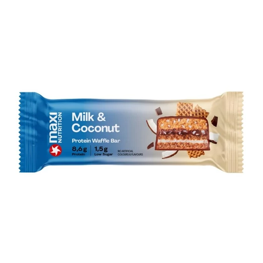 MAXI NUTRITION Protein Waffle Bar - Milk & Coconut 40g