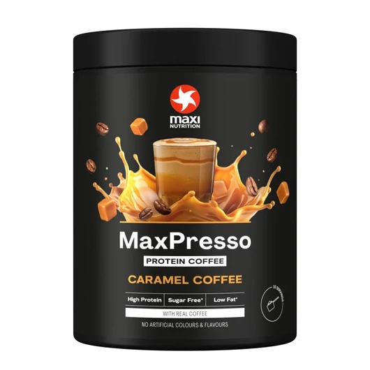 MAXI NUTRITION MaxPresso Protein Kávé - Caramel Coffee 300 g
