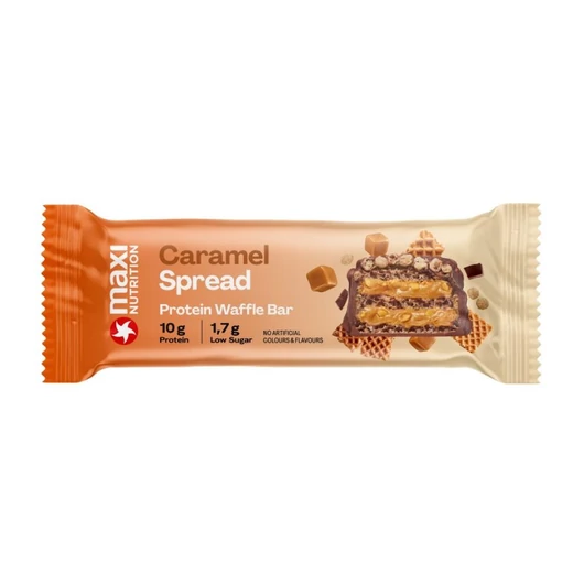MAXI NUTRITION Protein Waffle Bar - Caramel Spread 39g