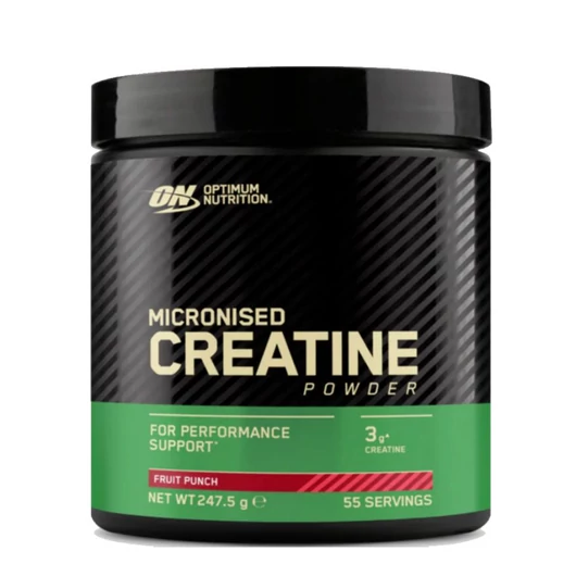 Optimum Nutrition Micronised Creatine Powder 247.5g Fruit Punch