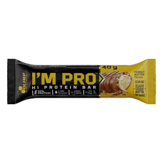 I'm Pro Protein Bar Peanut Butter 40g