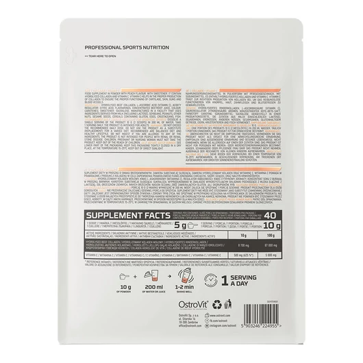 OstroVit Collagen + Vitamin C 400 g Peach