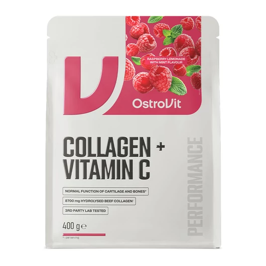 OstroVit Collagen + Vitamin C 400 g Raspberry Lemonade with Mint