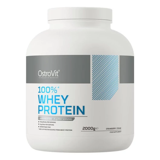 OstroVit 100% Whey Protein 2000 g  Creamy Strawberry