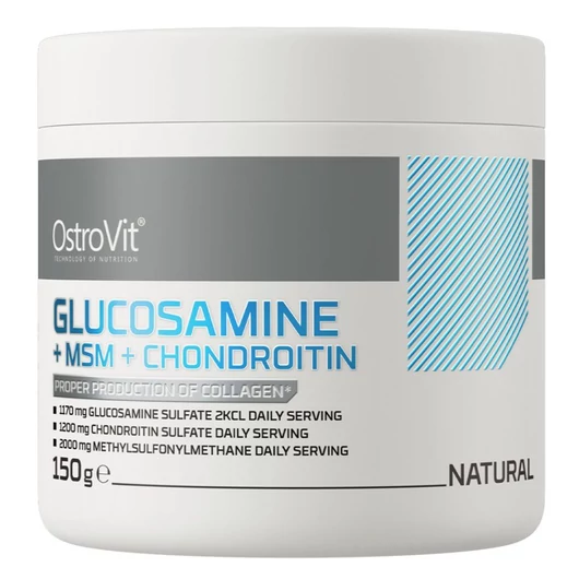 OstroVit Glucosamine + MSM + Chondroitin 150 g Natural
