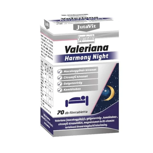 JutaVit Valeriana Harmony Night 70 tabletta