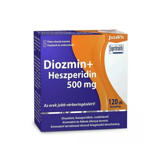JutaVit Diozmin+ Heszperidin 500mg 120 tabletta
