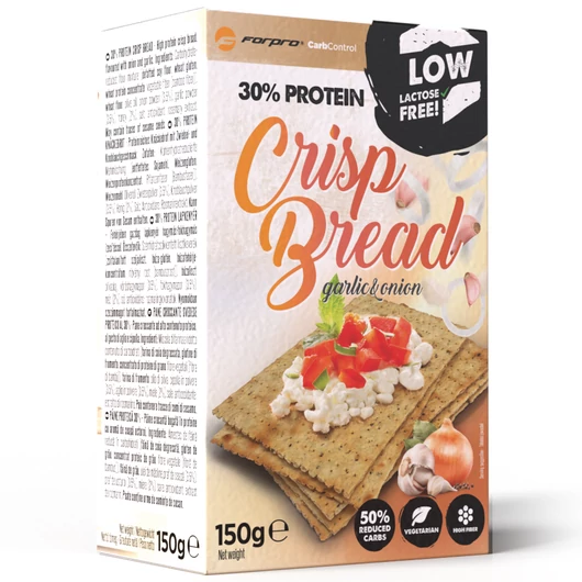 Forpro 30% Protein Crisp Bread Garlic & Onion - 150g