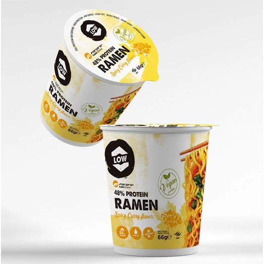 FORPRO 52% Protein RAMEN Spicy Curry 66 G