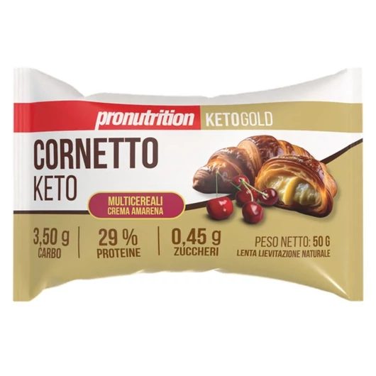 PRONUTRITION KETO PROTEIN CROISSANT TÖBBGABONÁS MEGGYKRÉM 50g