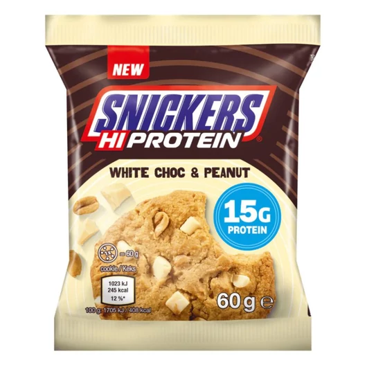 SNICKERS HiProtein Cookie 60g – White Chocolate & Peanut