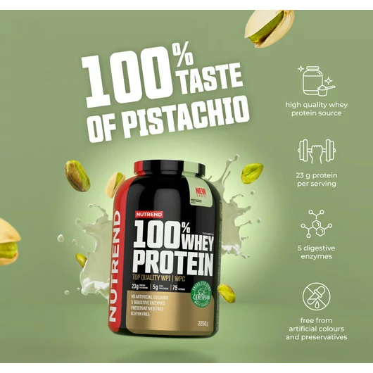 NUTREND 100% Whey Protein 400g Pistachio