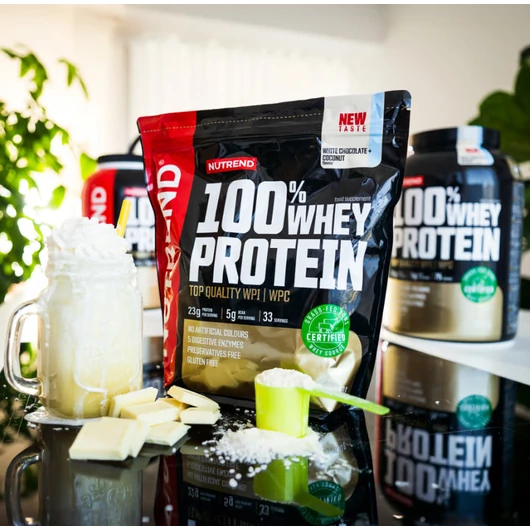 NUTREND 100% Whey Protein 800g Banana+Strawberry