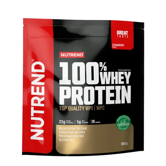 NUTREND 100% Whey Protein 800g Strawberry