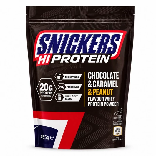 SNICKERS Protein Powder - Chocolate Caramel & Peanut 455g