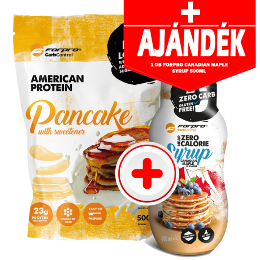 ForPro American Protein Pancake 500g + AJÁNDÉK Forpro Canadian Maple Syrup
