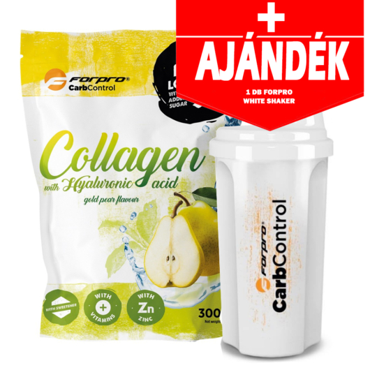 Forpro Collagen with Hyaluronic acid 300 g - Gold Pear +  + AJÁNDÉK Forpro Shaker 