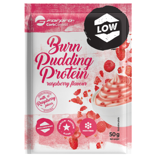 Forpro Burn Pudding Protein 50 g - Raspberry