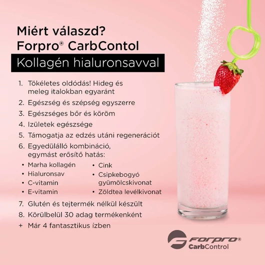 Forpro Collagen with Hyaluronic acid 10 g - Sweet Black Cherry