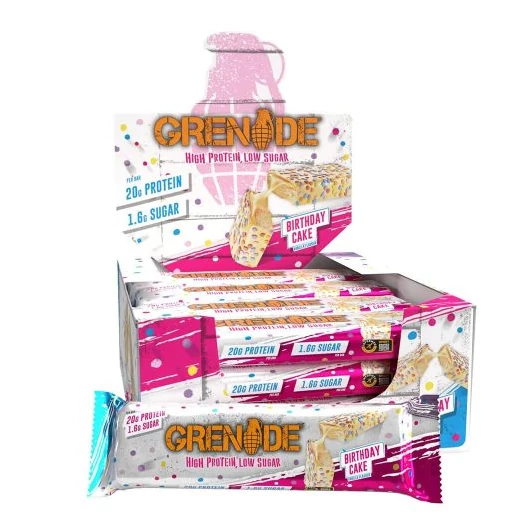 GRENADE High Protein Bar Birthday Cake 60g