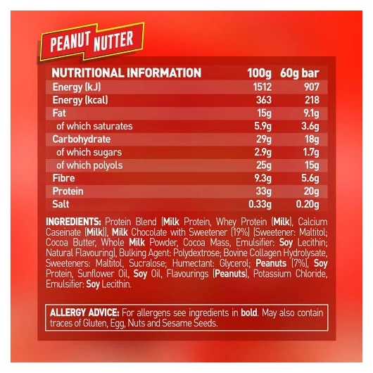 GRENADE High Protein Bar Peanut Nutter 60g