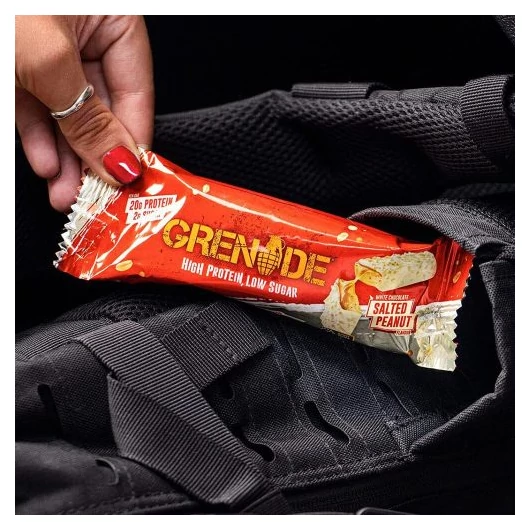 GRENADE High Protein Bar White Chocolate Salted Peanut 60g