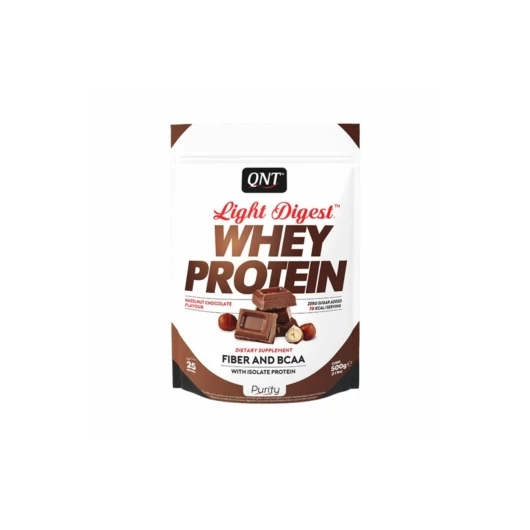 QNT Light Digest Whey Protein 500g Hazelnut Chocolate