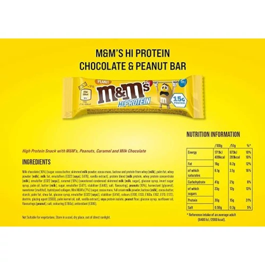 M&M's Protein Peanut Bar 51g