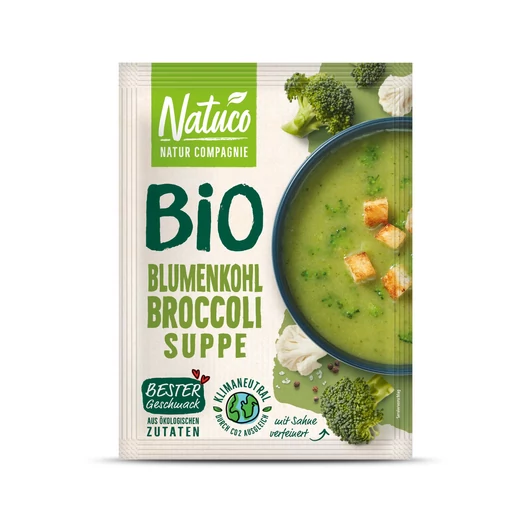 Natuco Bio Brokkoli Karfiol Krémleves 37,5g