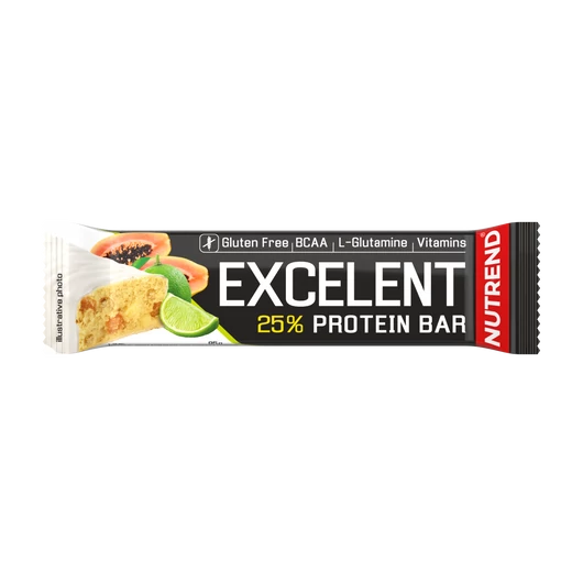 NUTREND Excelent p. bar 85g Lime+Papaya