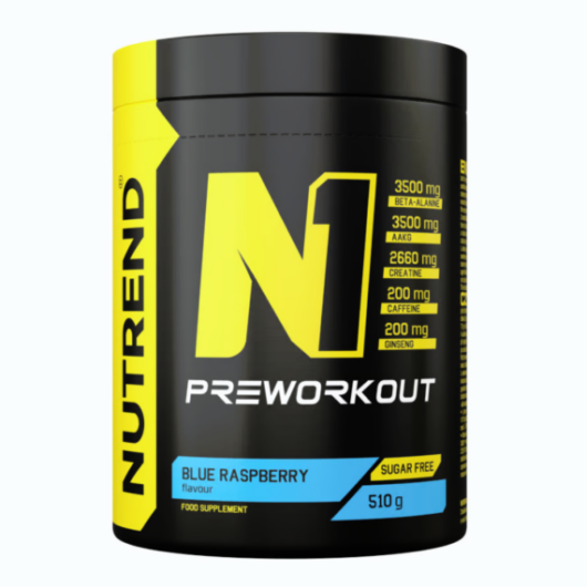 Nutrend N1 Pre-Workout Booster 510g - Blue Raspberry